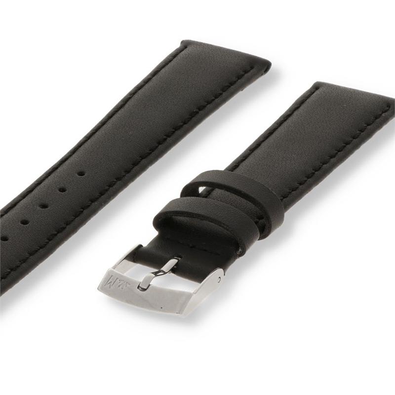Morellato Basic Collection Horlogeband Leer Zwart Gelso