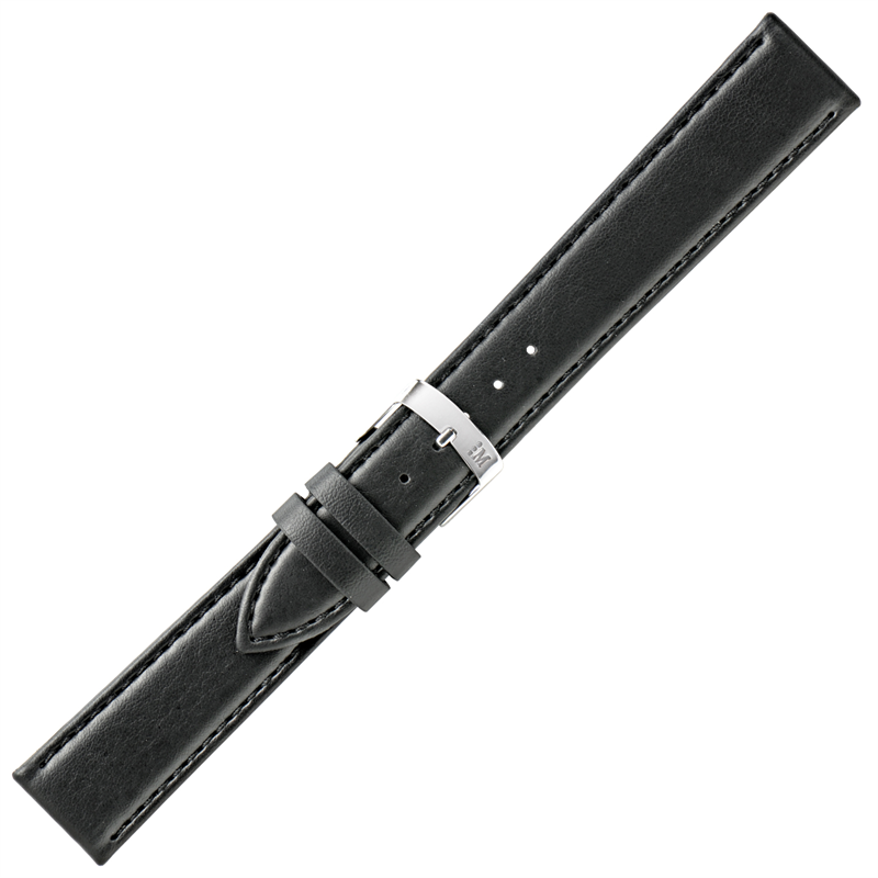 Morellato Basic Collection Horlogeband Leer Zwart Gelso