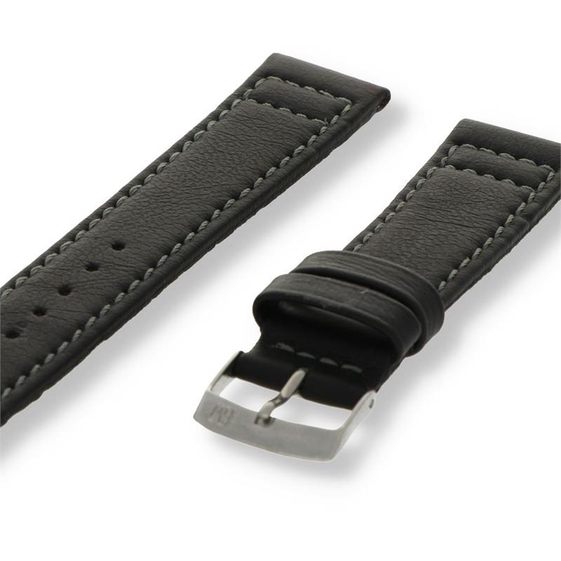 Morellato Basic Collection Horlogeband Leer Zwart Ginepr