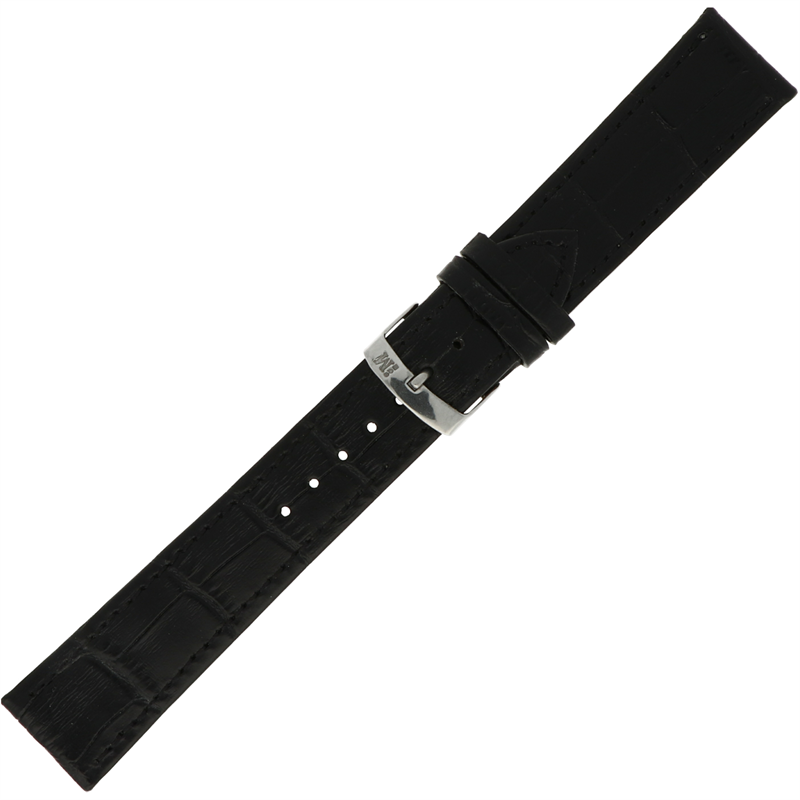 Morellato Basic Collection Horlogeband Leer Zwart Kajman