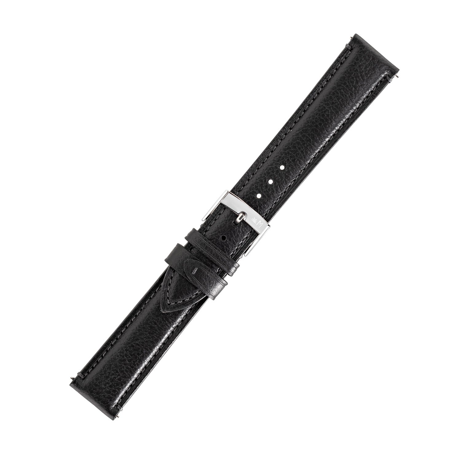 Morellato Basic Collection Horlogeband Leer Zwart NCH.EC