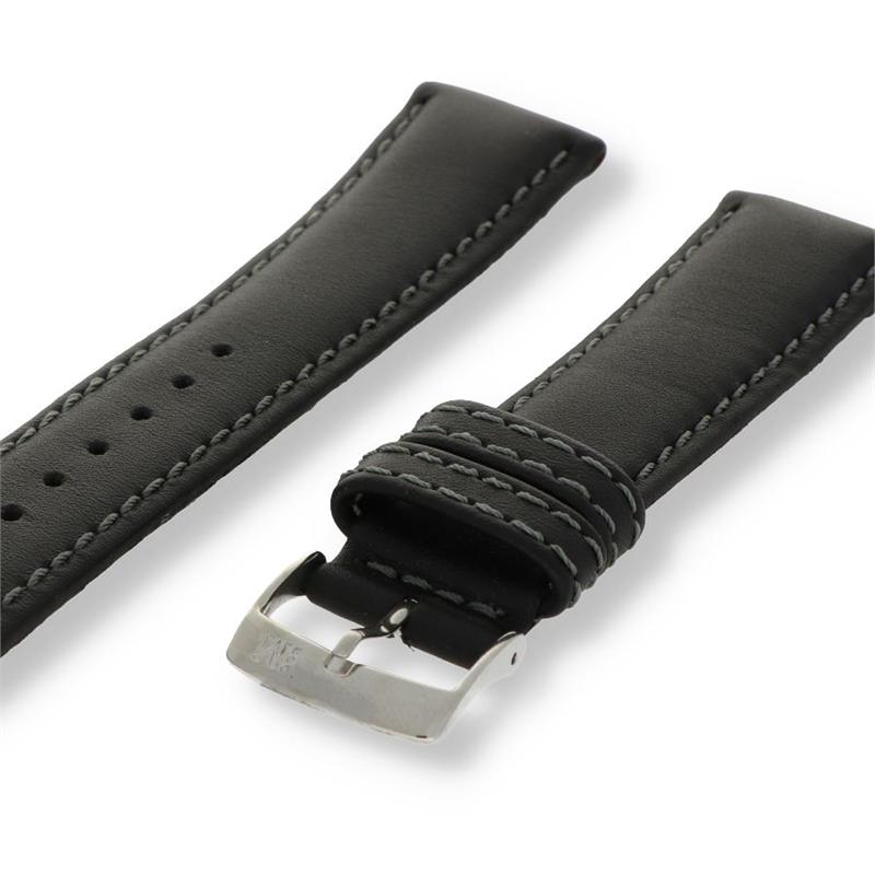 Morellato Sport Collection Horlogeband Leer Zwart Regatt