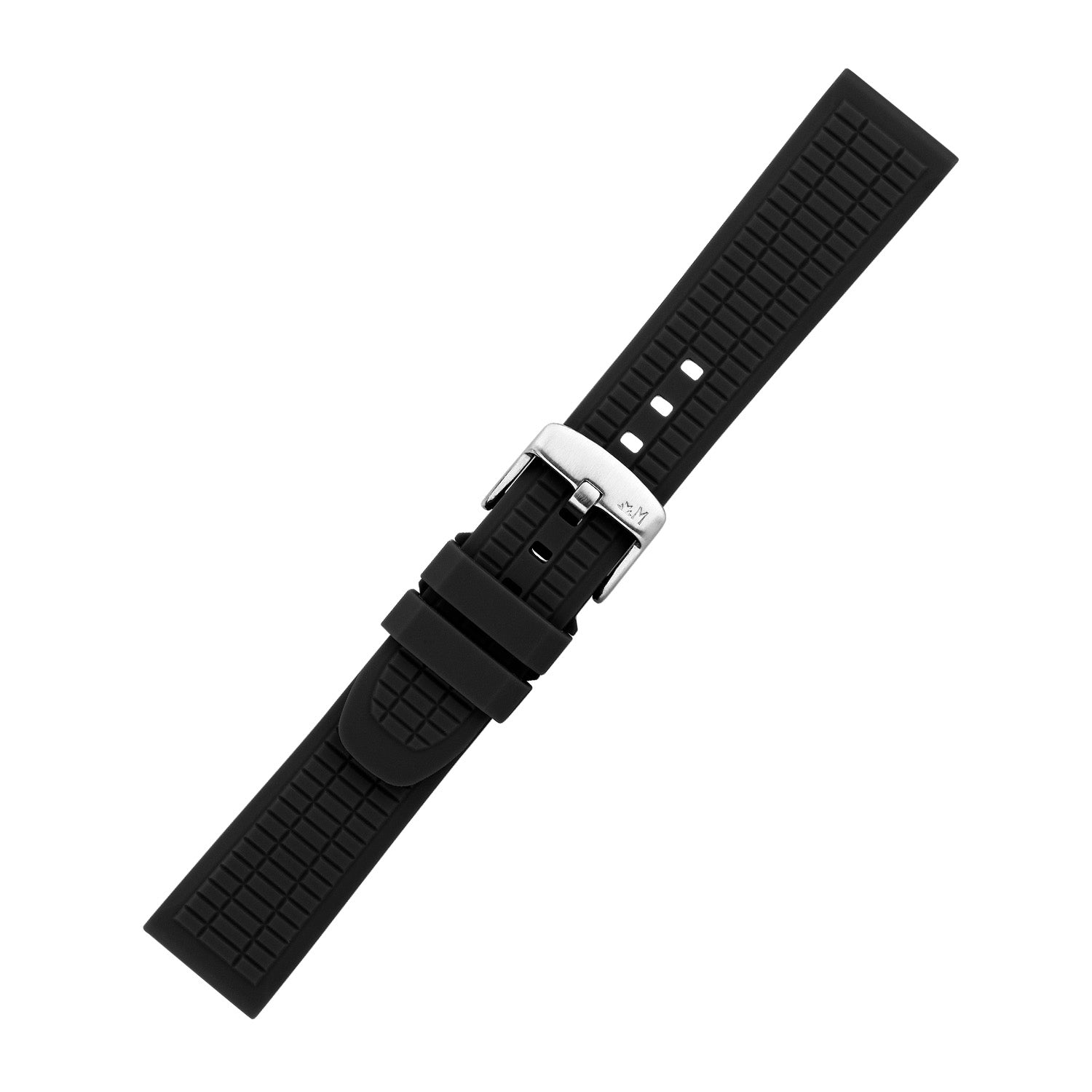 Morellato Tanaro Horlogeband Siliconen Zwart