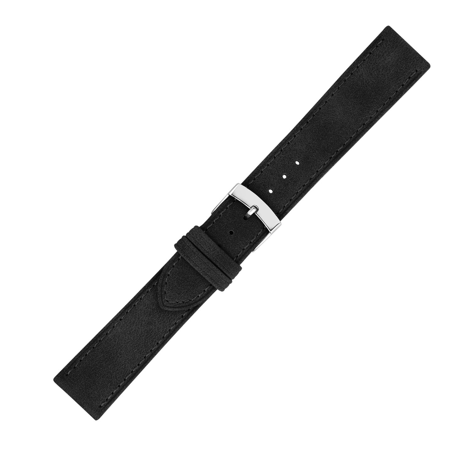 Morellato Timo Horlogeband Leer Zwart