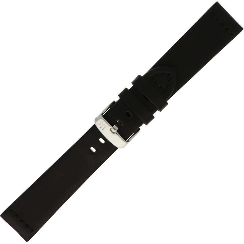 Morellato Manufatti Horlogeband Leer Zwart Braman