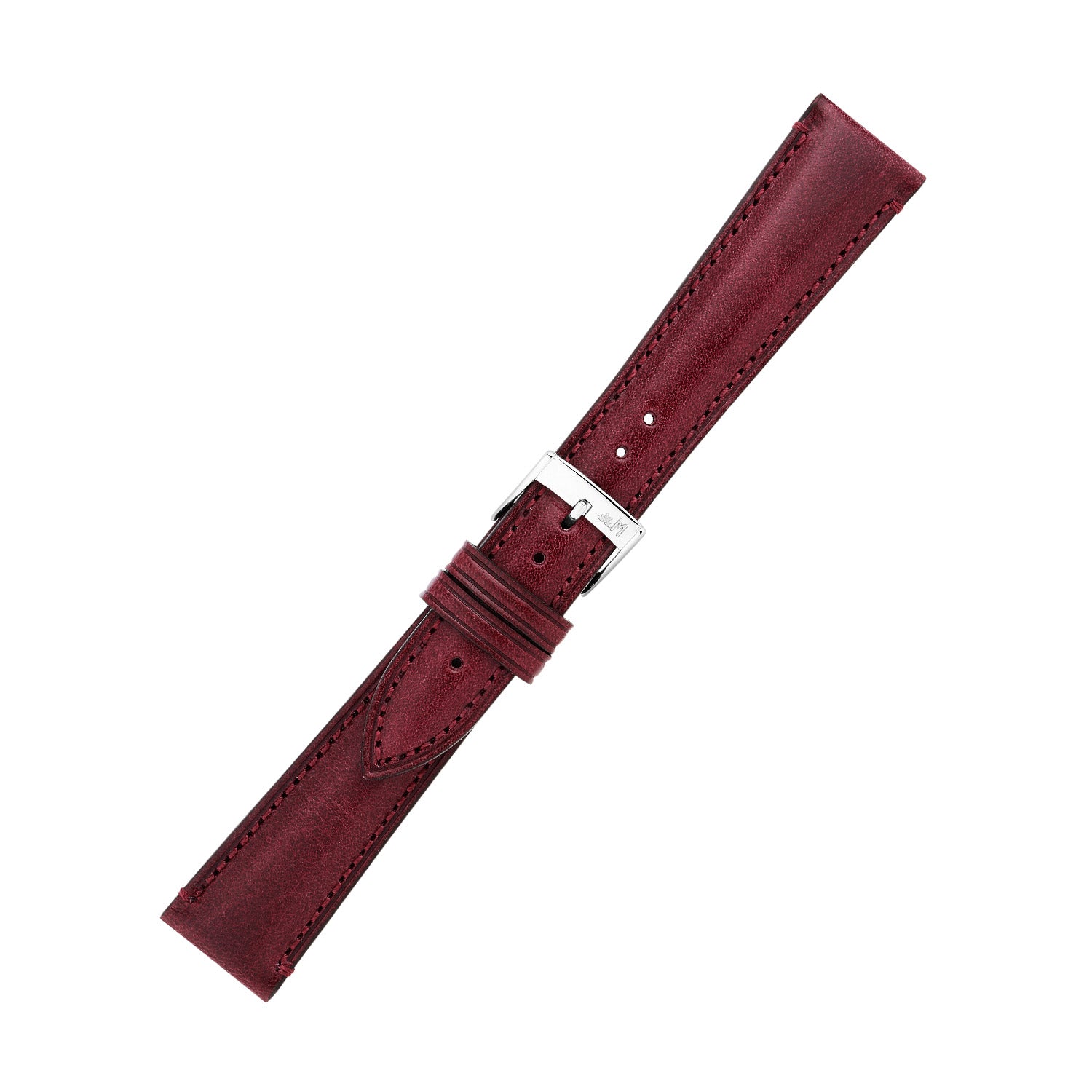 Morellato Reggiani Horlogeband Leer Rood