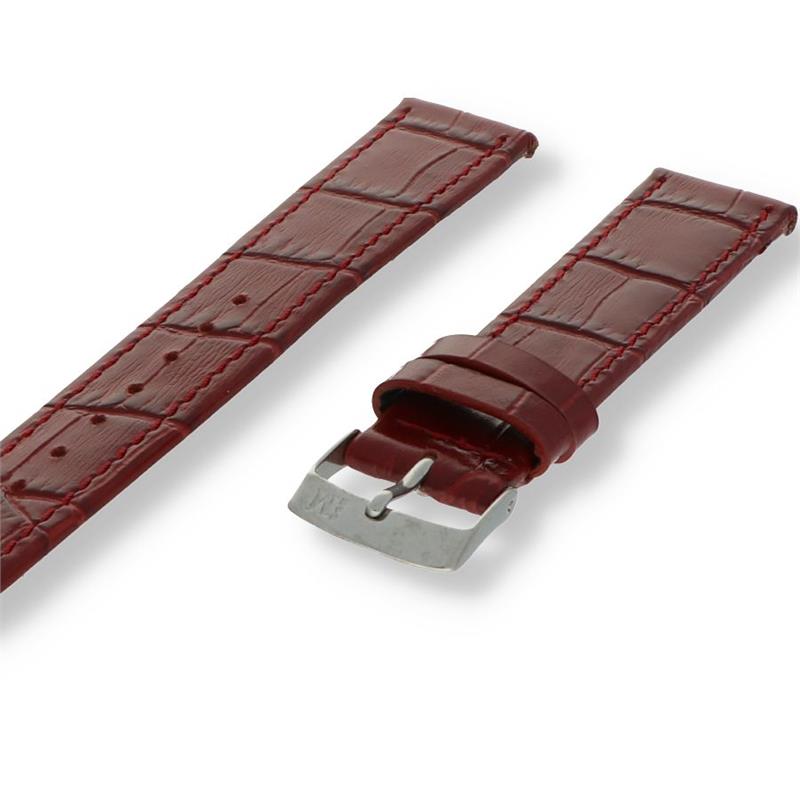 Morellato Basic Collection Horlogeband Leer Rood Kajman
