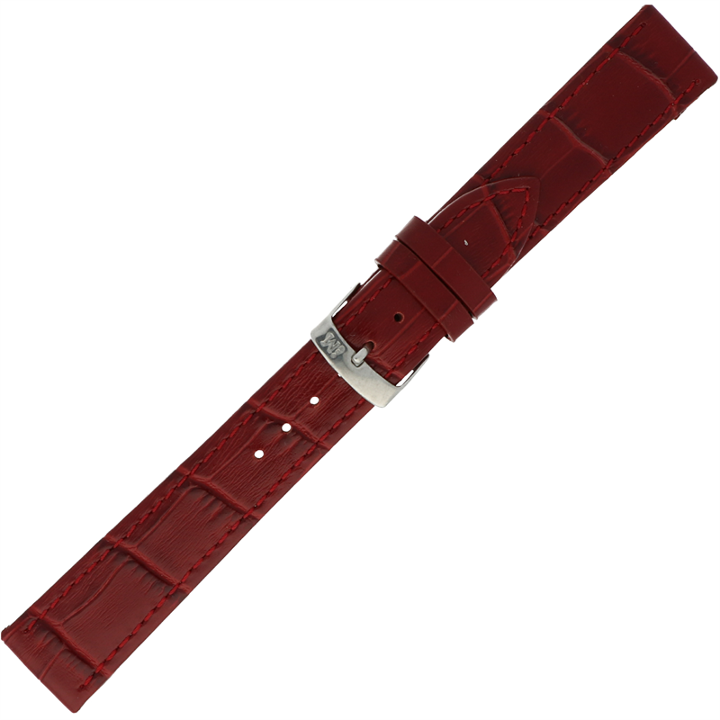 Morellato Basic Collection Horlogeband Leer Rood Kajman