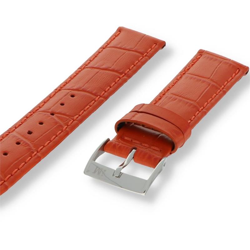 Morellato Basic Collection Horlogeband Leer Oranje Bolle