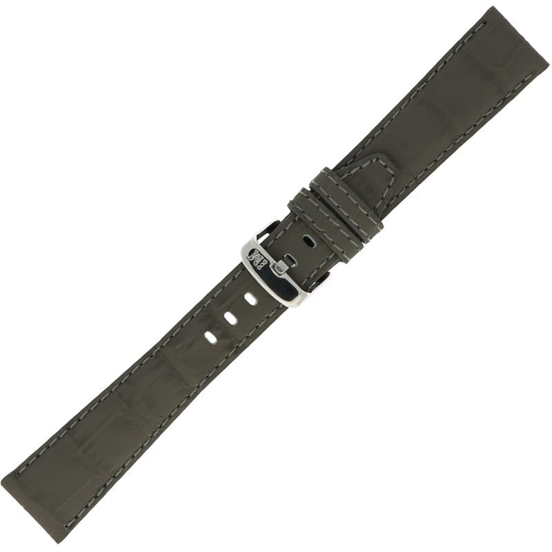 Morellato Sport Collection Horlogeband Leer Grijs Soccer