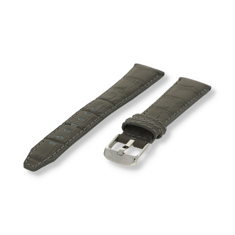 Morellato Sport Collection Horlogeband Leer Grijs Soccer