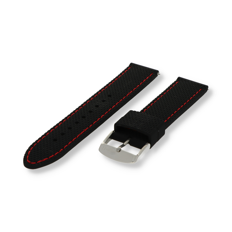 Morellato Sport Collection Horlogeband Rubber Zwart NZA.EC