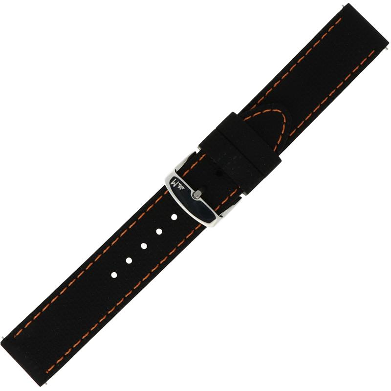 Morellato Sport Collection Horlogeband Rubber Zwart NZA.EC A.EC