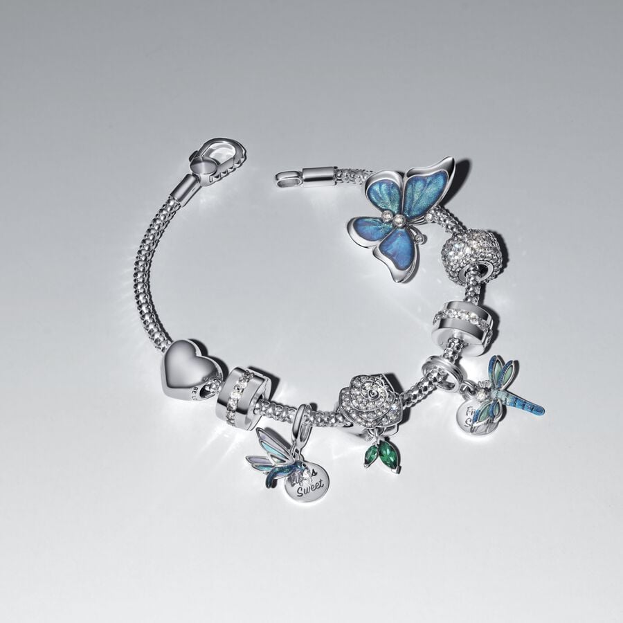 Pandora Oversized Vlinder Clip Bedel zilver - 793747C01