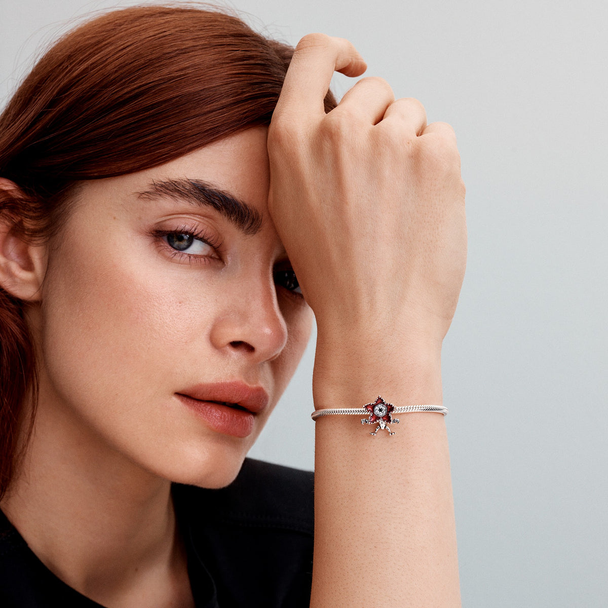 Pandora Stranger Things bedel met beweegbare Demogorgon zilver 793562C01