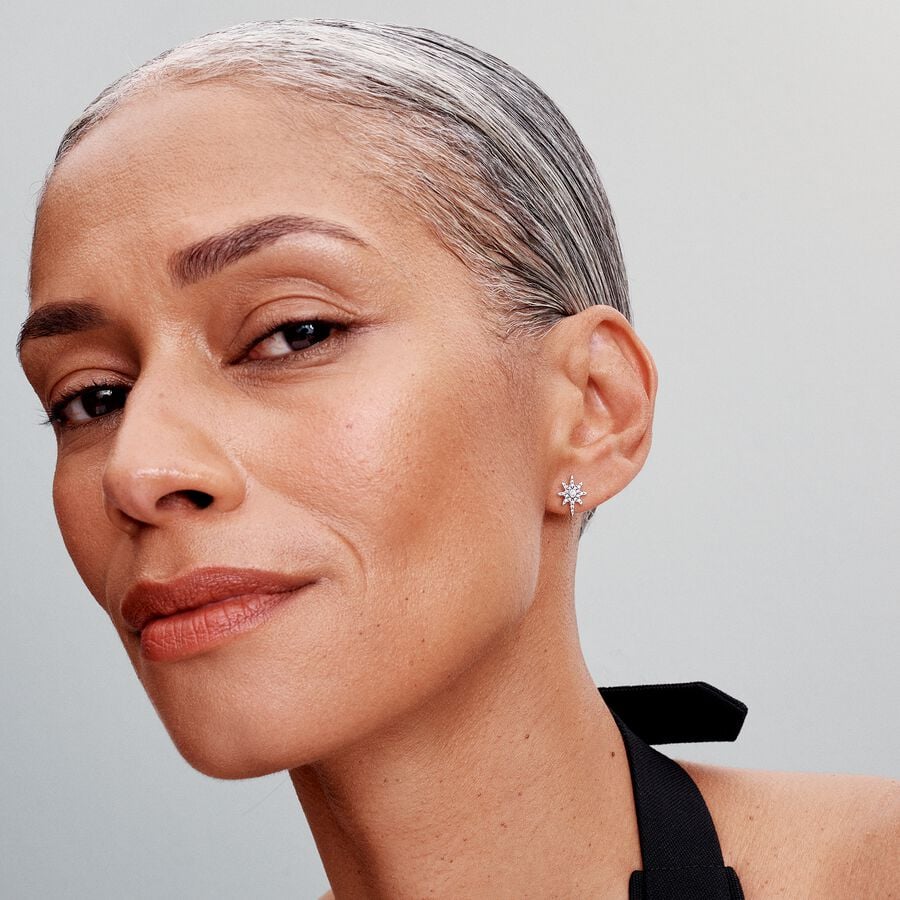 Pandora Sprankelende oorknopjes met poolster - 293587C01 - PansiteNederland.nl