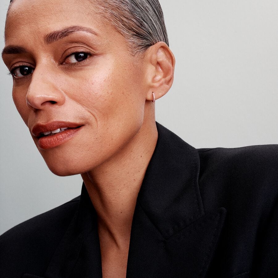 Pandora Oorringen Rosé Goud Verguld met Roze Zirkonia - 283015C01 - PansiteNederland.nl