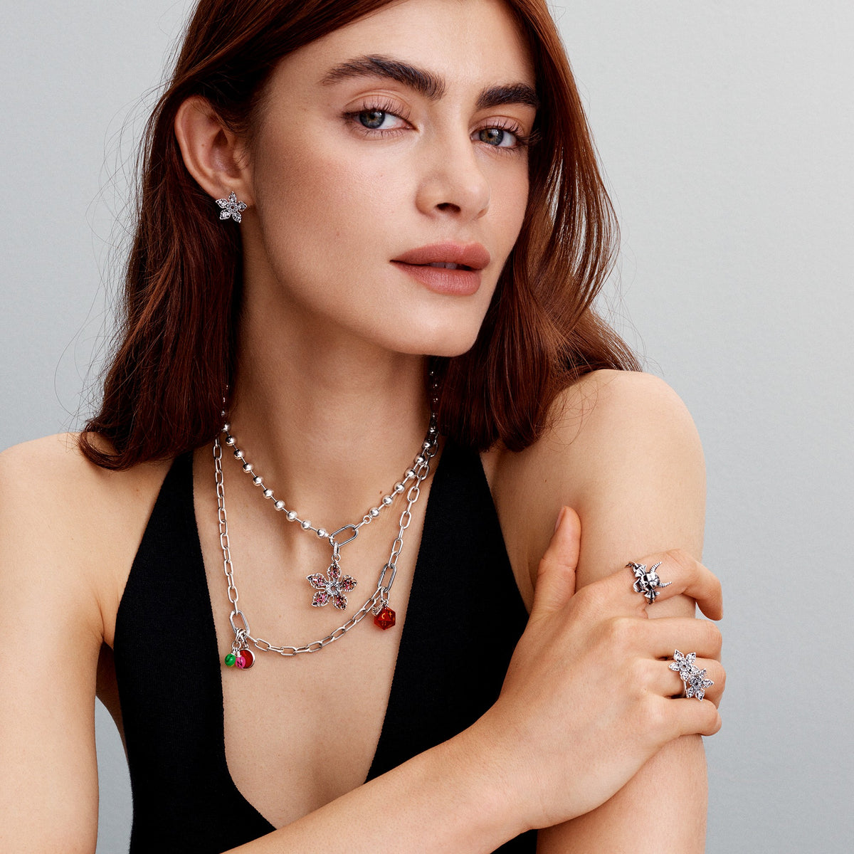 Pandora Hangende bedel met dobbelsteen van de Hellfire Club uit Stranger Things zilver 793564C01