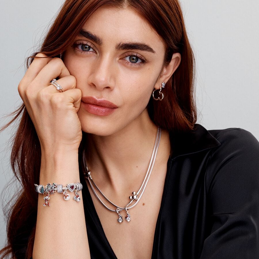 Pandora Disney Mickey Mouse silhouet oorringen - 293528C00 - PansiteNederland.nl