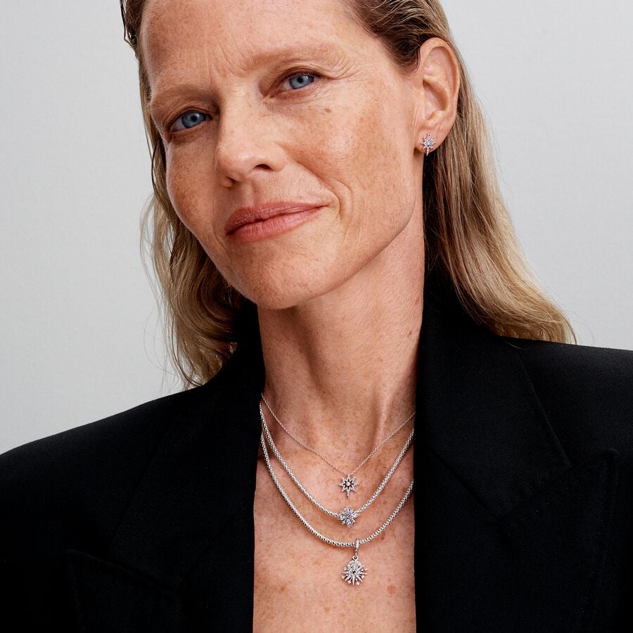 Pandora Sprankelende oorknopjes met poolster - 293587C01 - PansiteNederland.nl