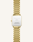 Rosefield horloge QWSG-Q09 The Boxy White Sunray Steel Gold