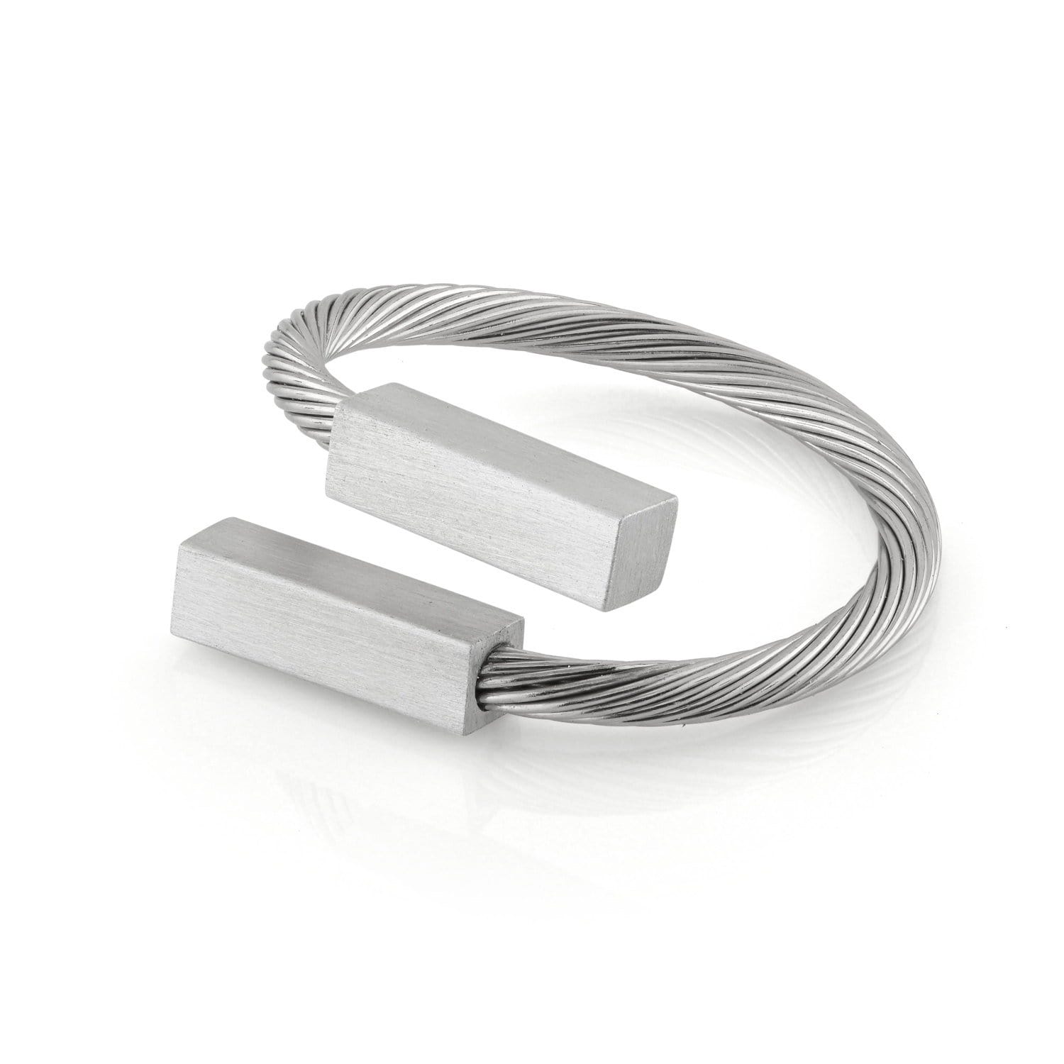 Clic Staafjes Mat Ring edelstaal - R10