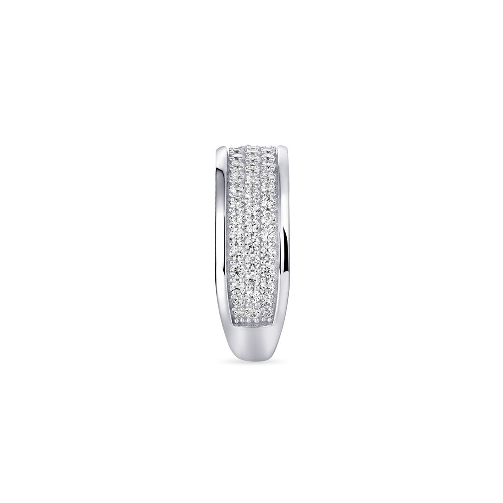 Gisser Ring Zilver Gerhodineerd Zirkonia Wit – R402 – foto 3