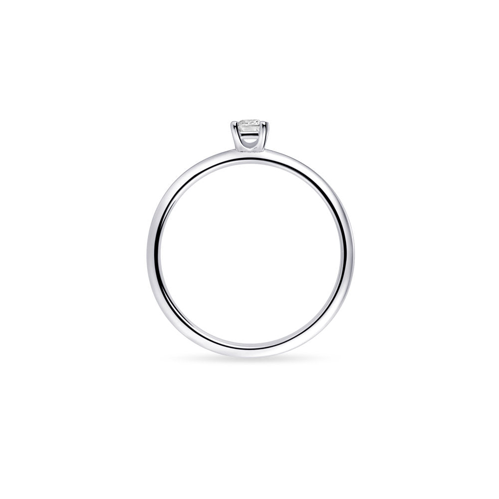 Gisser Ring Zilver Gerhodineerd Zirkonia Wit – R417 – foto 4