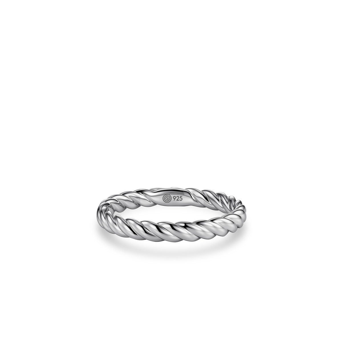 Gisser Ring Zilver Gerhodineerd – R433 – foto 2