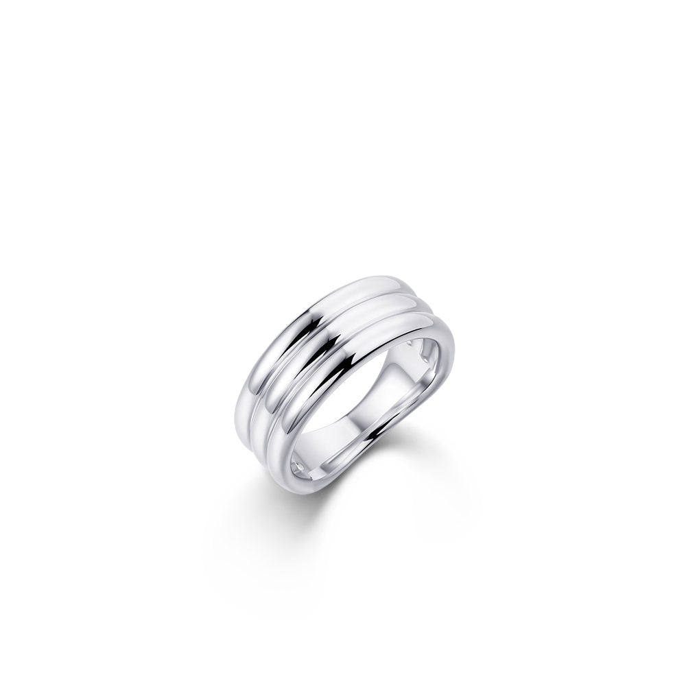 Gisser Ring Zilver Gerhodineerd – R456