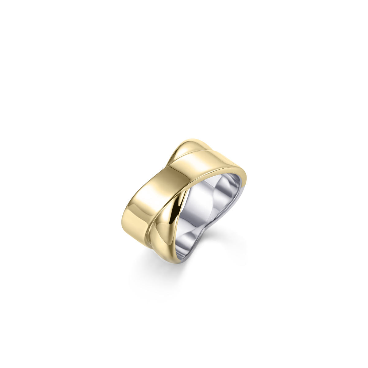Gisser Ring Zilver Geel Verguld – R466Y