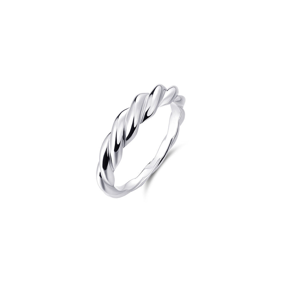 Gisser Ring Zilver Gerhodineerd – R487
