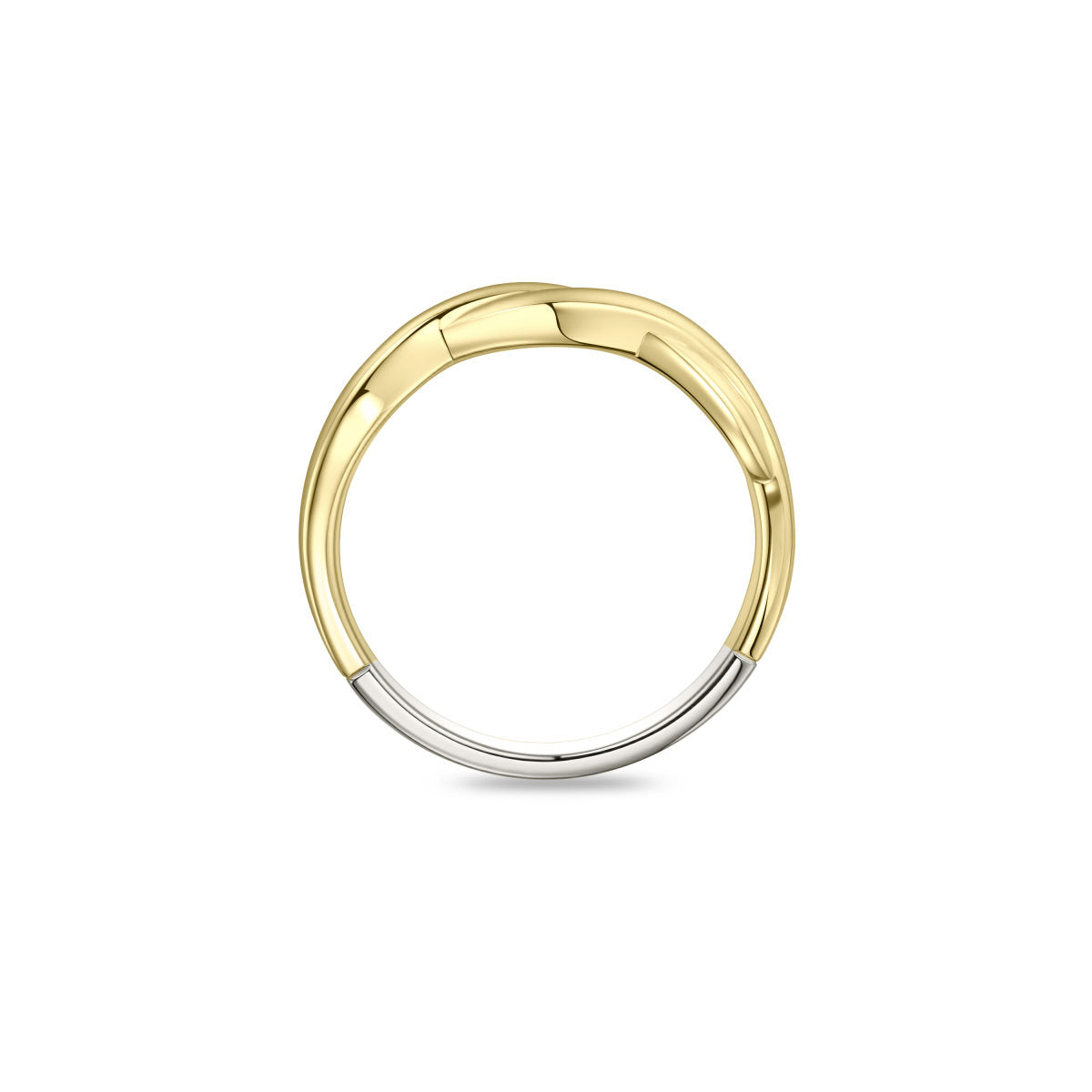 Gisser Ring Zilver Verguld Bicolor – R497Y – foto 4