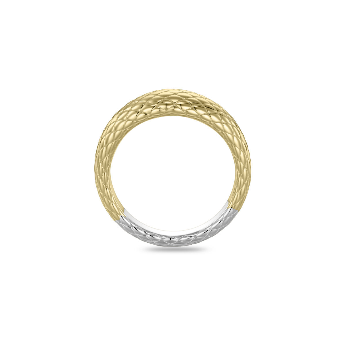 Gisser Ring Zilver Verguld Bicolor – R499Y – foto 4