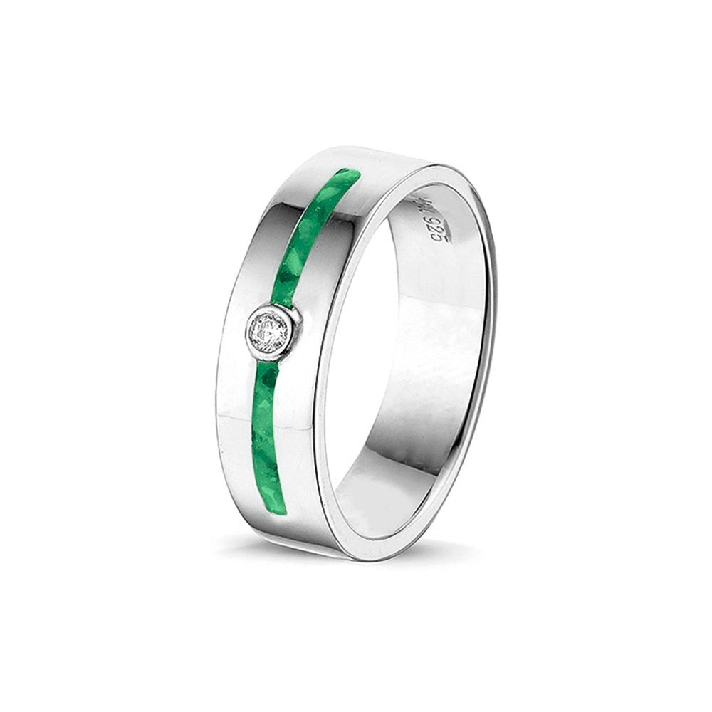 See You Ring met steen en twee ascompartimenten in goud – RG-028 – afbeelding 67