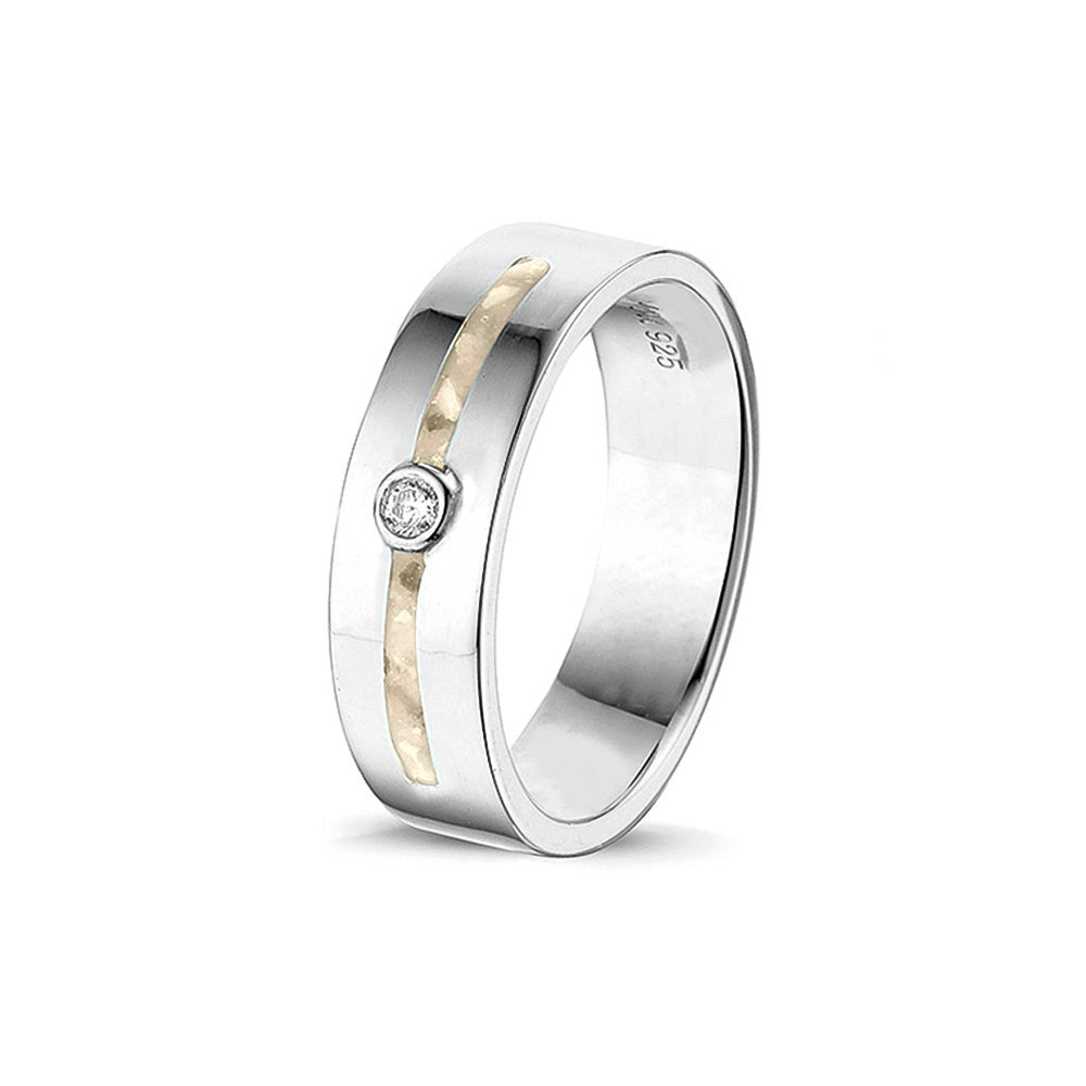 See You Ring met steen en twee ascompartimenten in goud – RG-028 – afbeelding 48