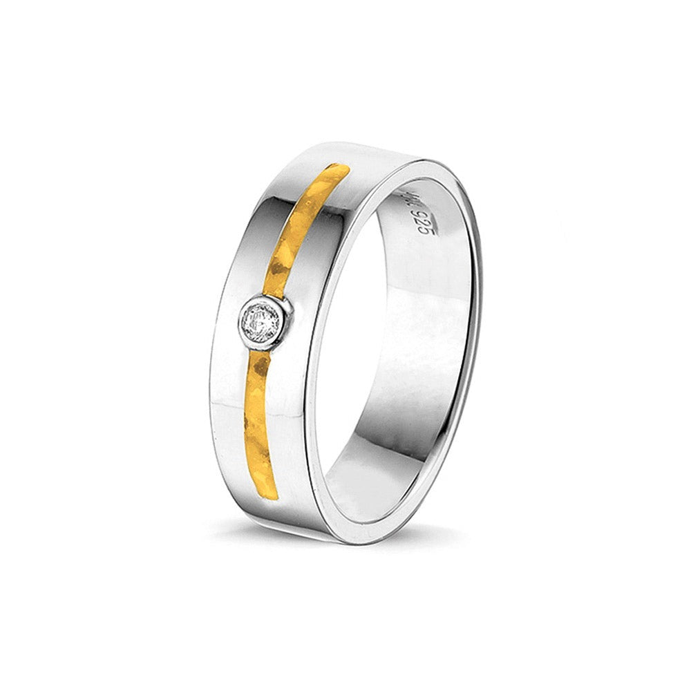 See You Ring met steen en twee ascompartimenten in goud – RG-028 – afbeelding 56