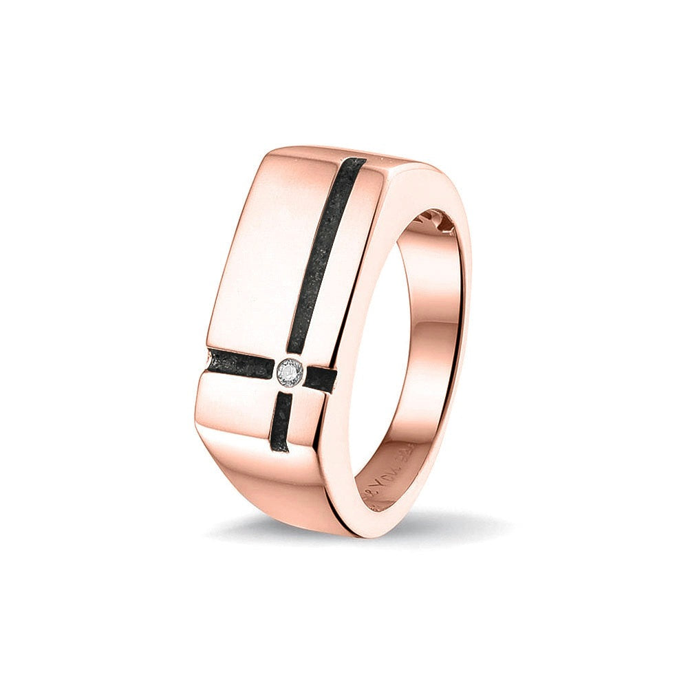 See You Gouden herenring met kruis en zirkonia – RG-039 – afbeelding 28