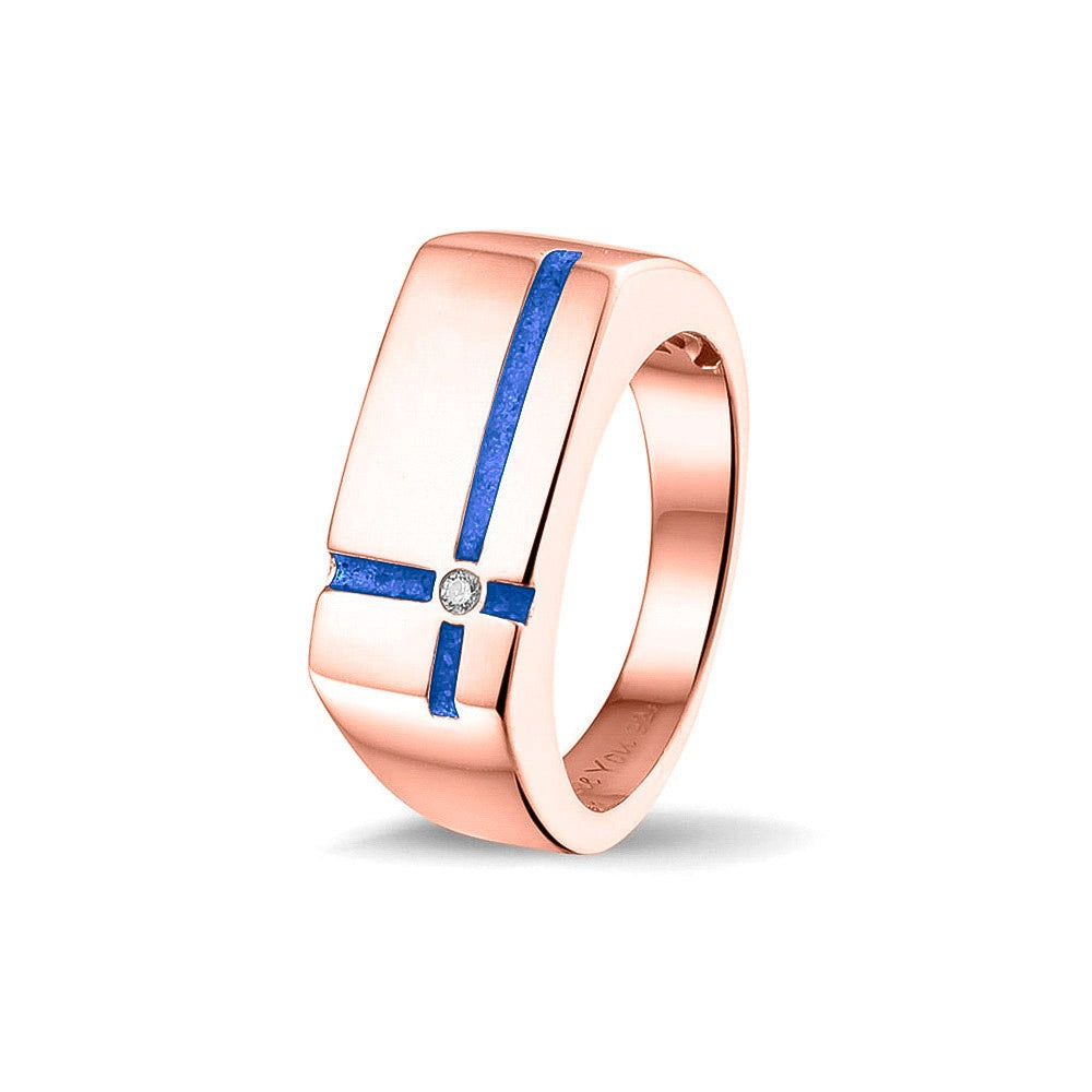 See You Gouden herenring met kruis en zirkonia – RG-039 – afbeelding 36