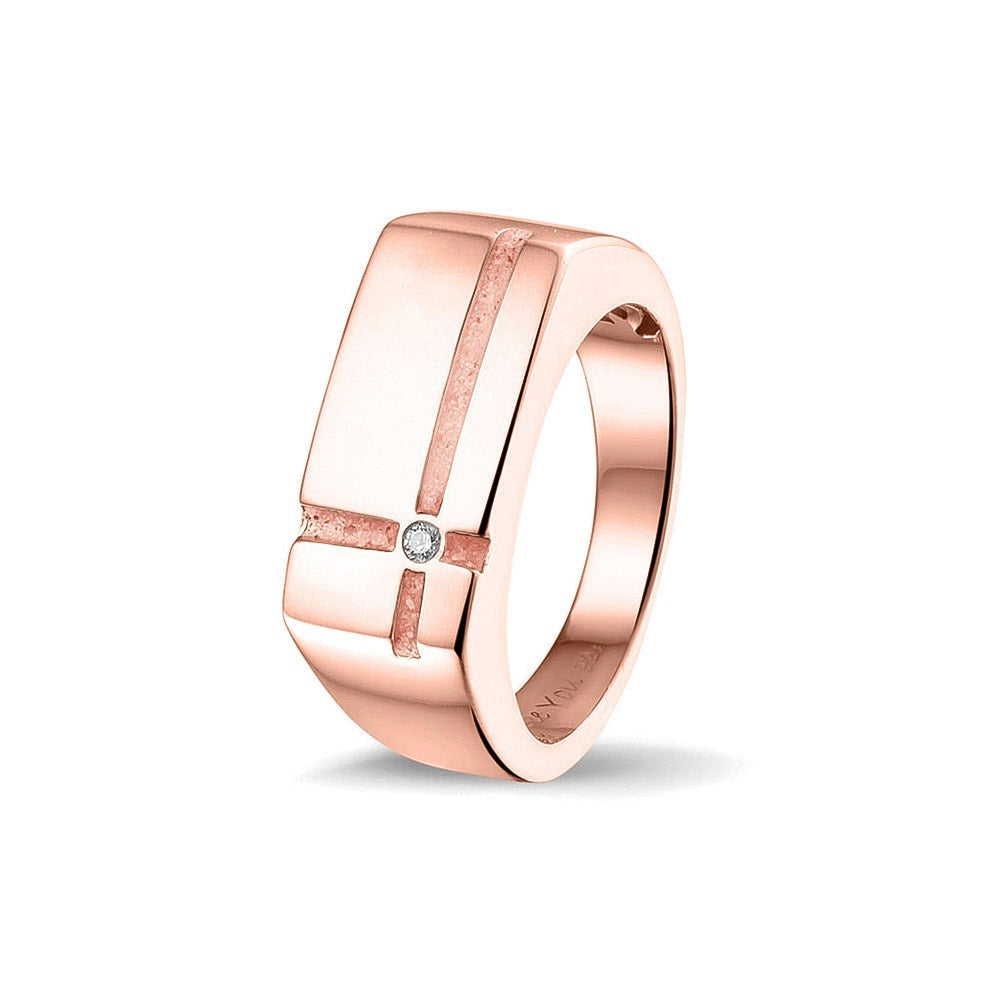 See You Gouden herenring met kruis en zirkonia – RG-039 – afbeelding 25