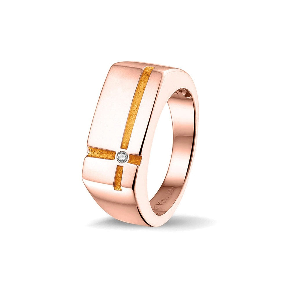 See You Gouden herenring met kruis en zirkonia – RG-039 – afbeelding 27