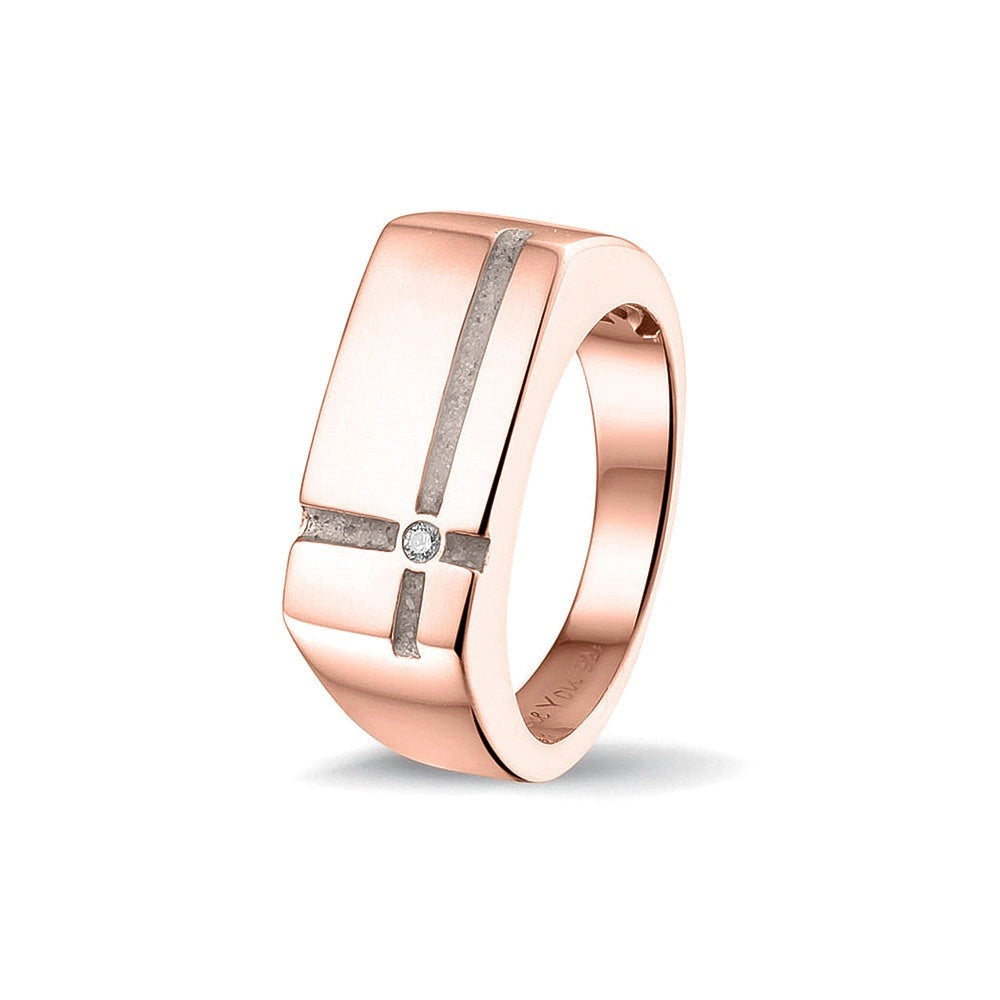 See You Gouden herenring met kruis en zirkonia – RG-039 – afbeelding 26