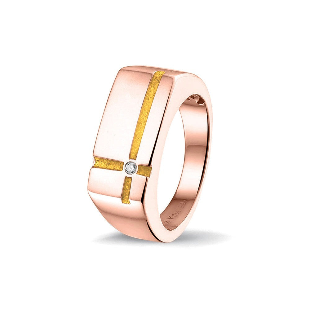 See You Gouden herenring met kruis en zirkonia – RG-039 – afbeelding 32