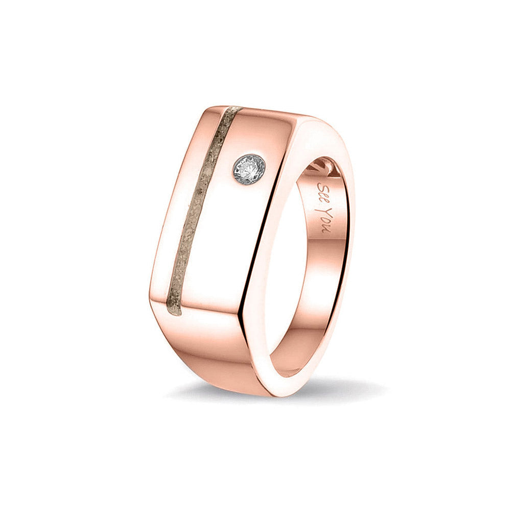 See You Ring met smalle asstreep in goud – RG-040 – afbeelding 47