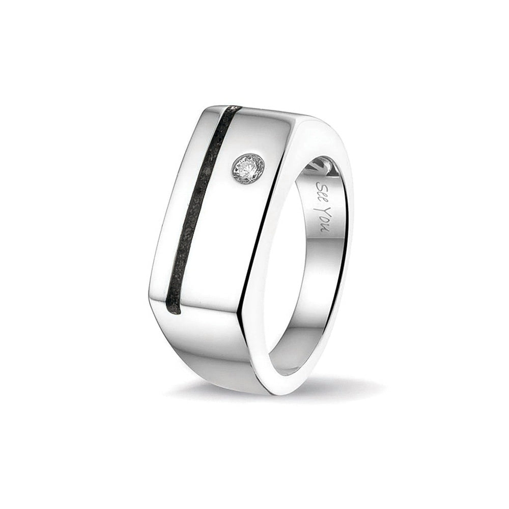See You Ring met smalle asstreep in goud – RG-040 – afbeelding 52