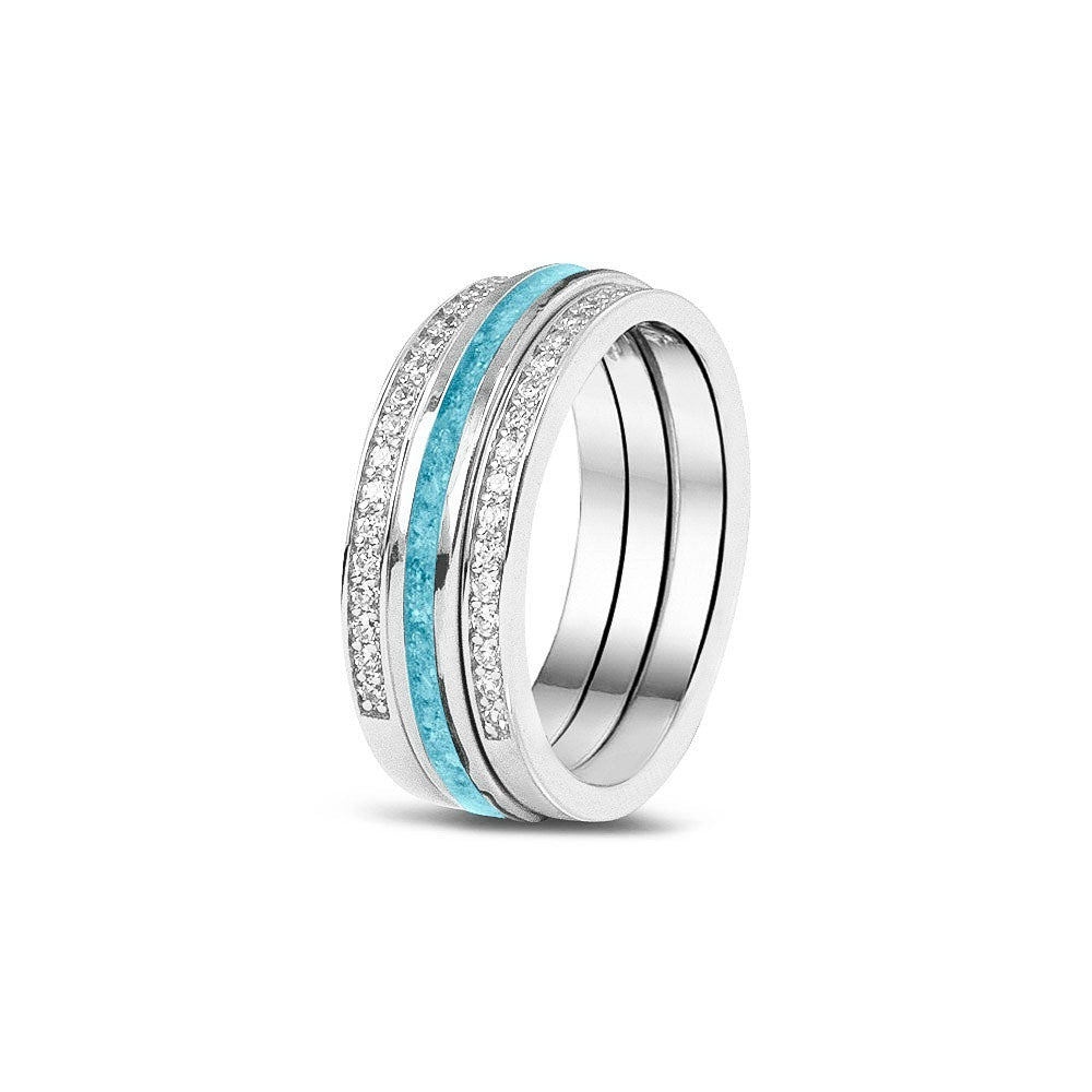 See You Gouden infinity asring met stenen aanschuifringen – RG-046 SS – afbeelding 62