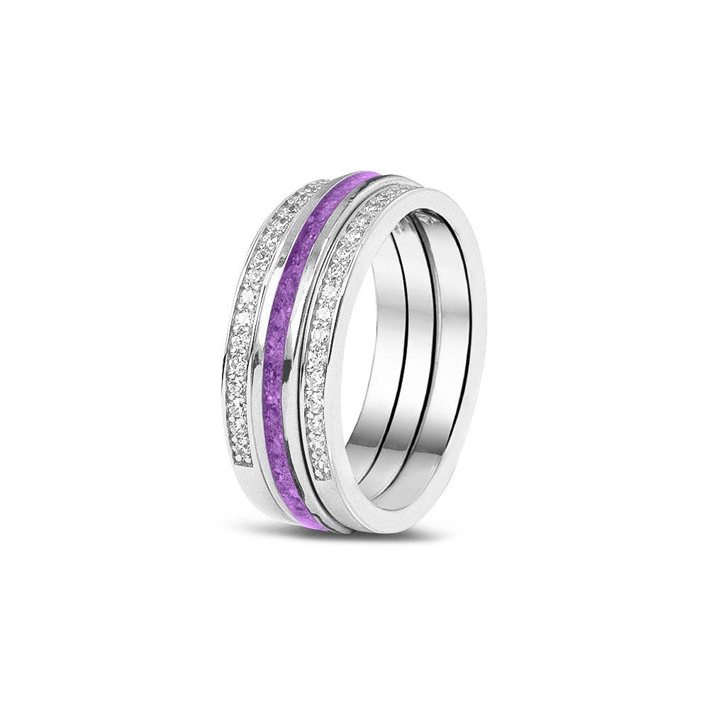 See You Gouden infinity asring met stenen aanschuifringen – RG-046 SS – afbeelding 61