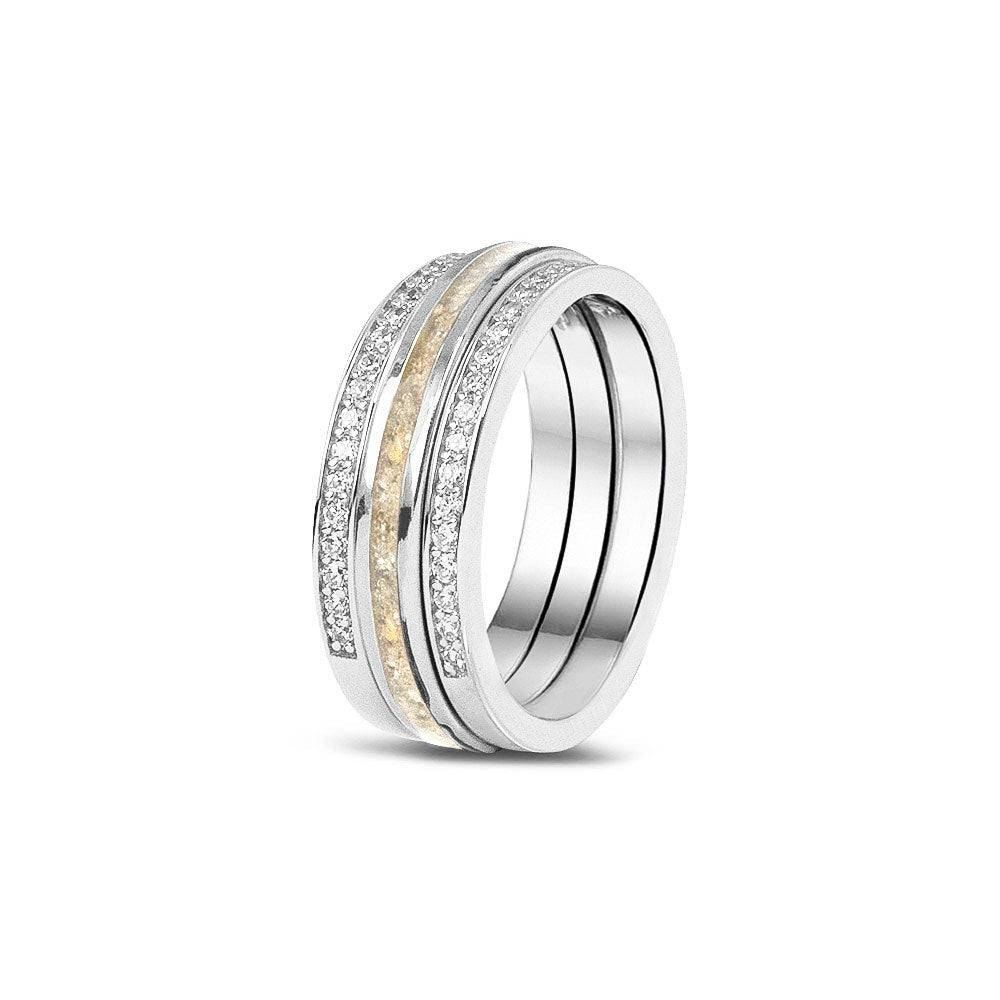 See You Gouden infinity asring met stenen aanschuifringen – RG-046 SS – afbeelding 48