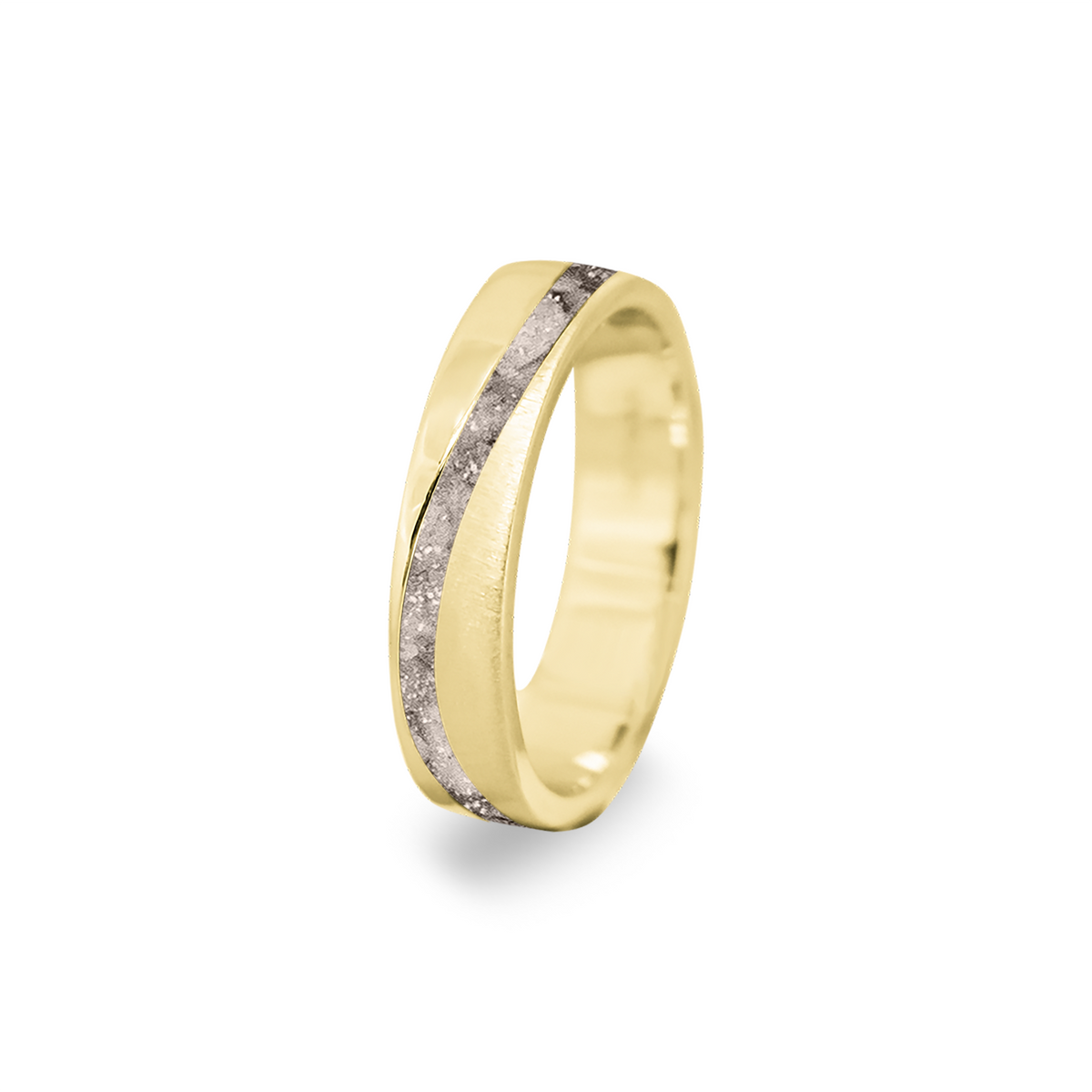 See You Unending Wave Ring 65 mm zilver zwart - RG049-EU47