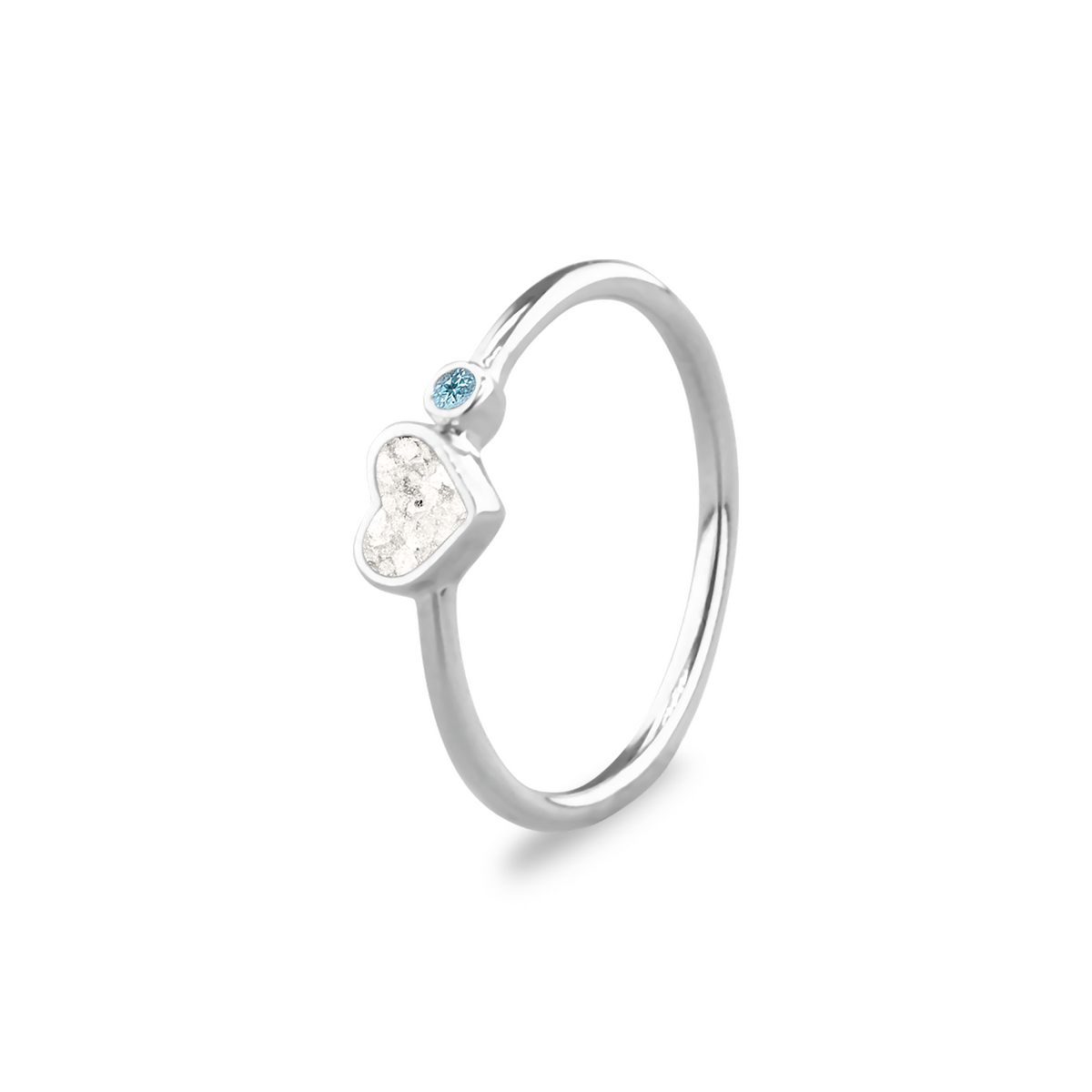 See You Gouden hartring met as en geboortesteen – RG057 – afbeelding 54